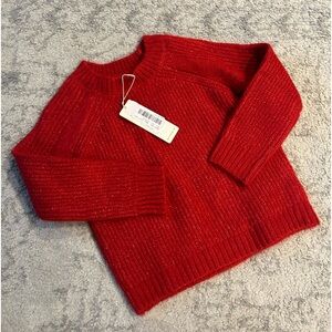 NWT Copper Key Girls Warm Red Sweater Sz 4